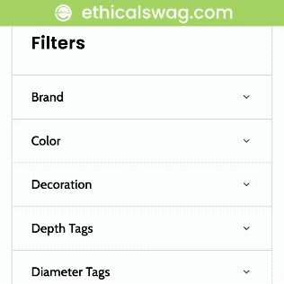 A gif showing you how to filter for the Made in Canada emoji on our website